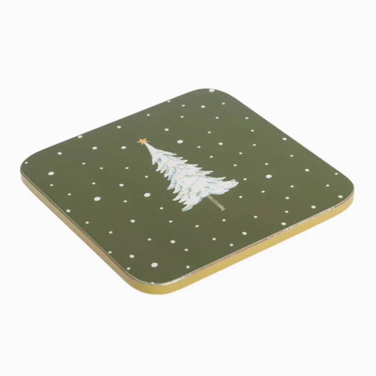 Festive Forest Coasters (Set of 4)