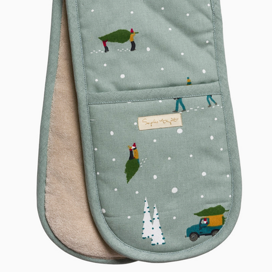 Home for Christmas Double Oven Glove