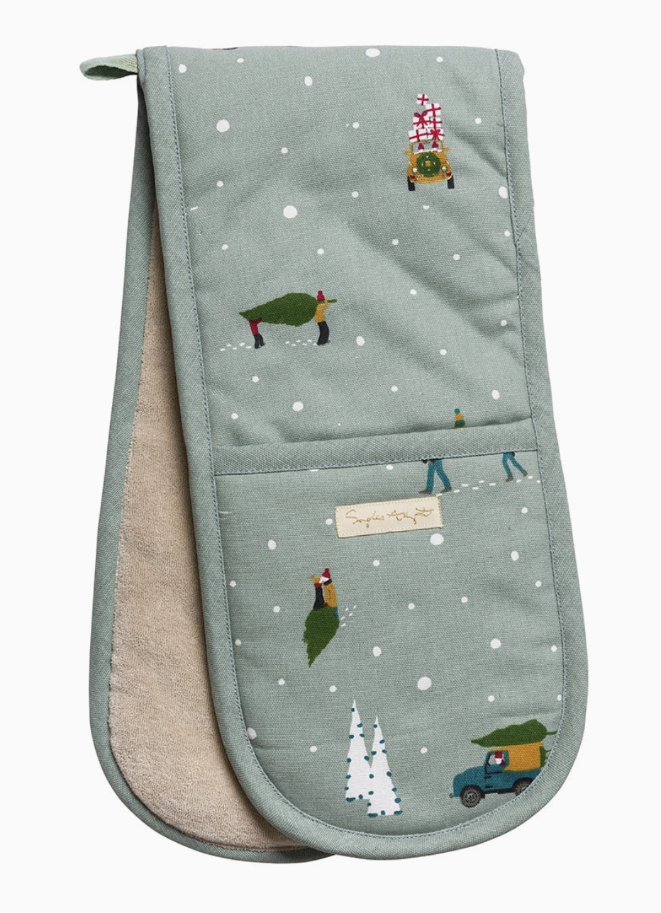 Cosy Christmas Double Oven Glove