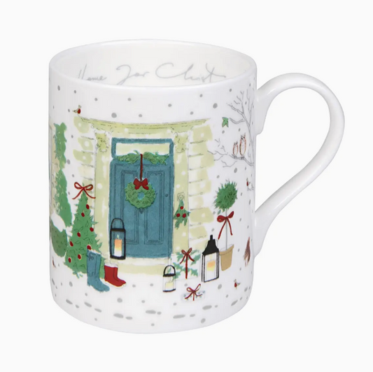 Holly & Berry Home For Christmas Mug