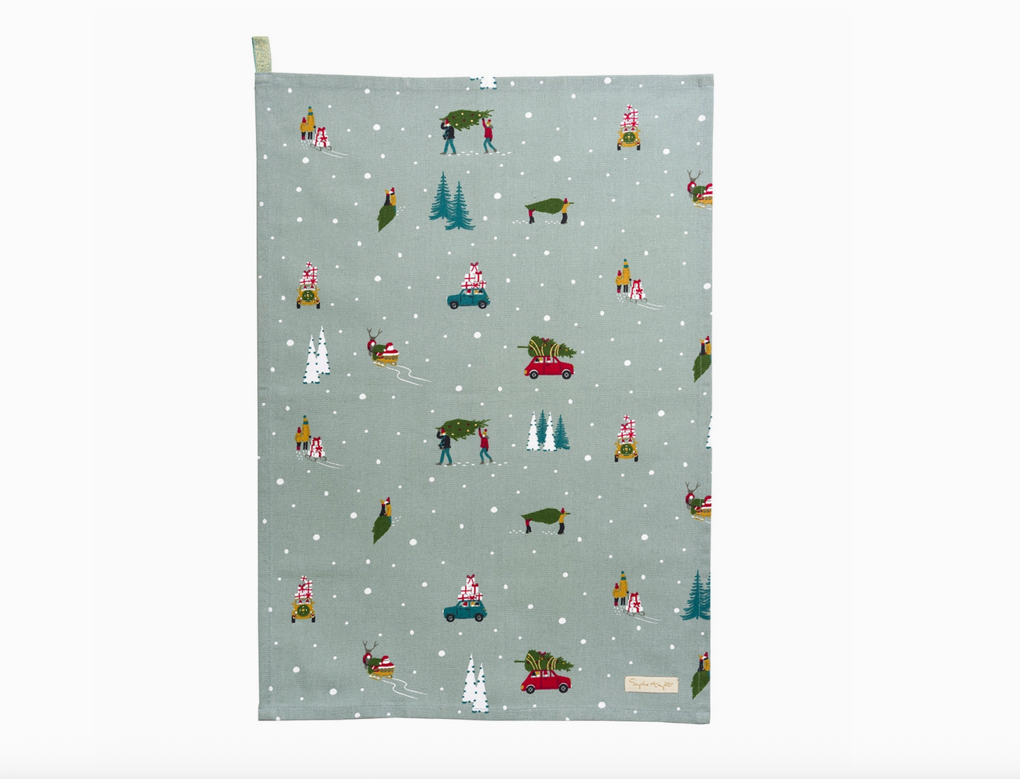 Home for Christmas Tea Towel