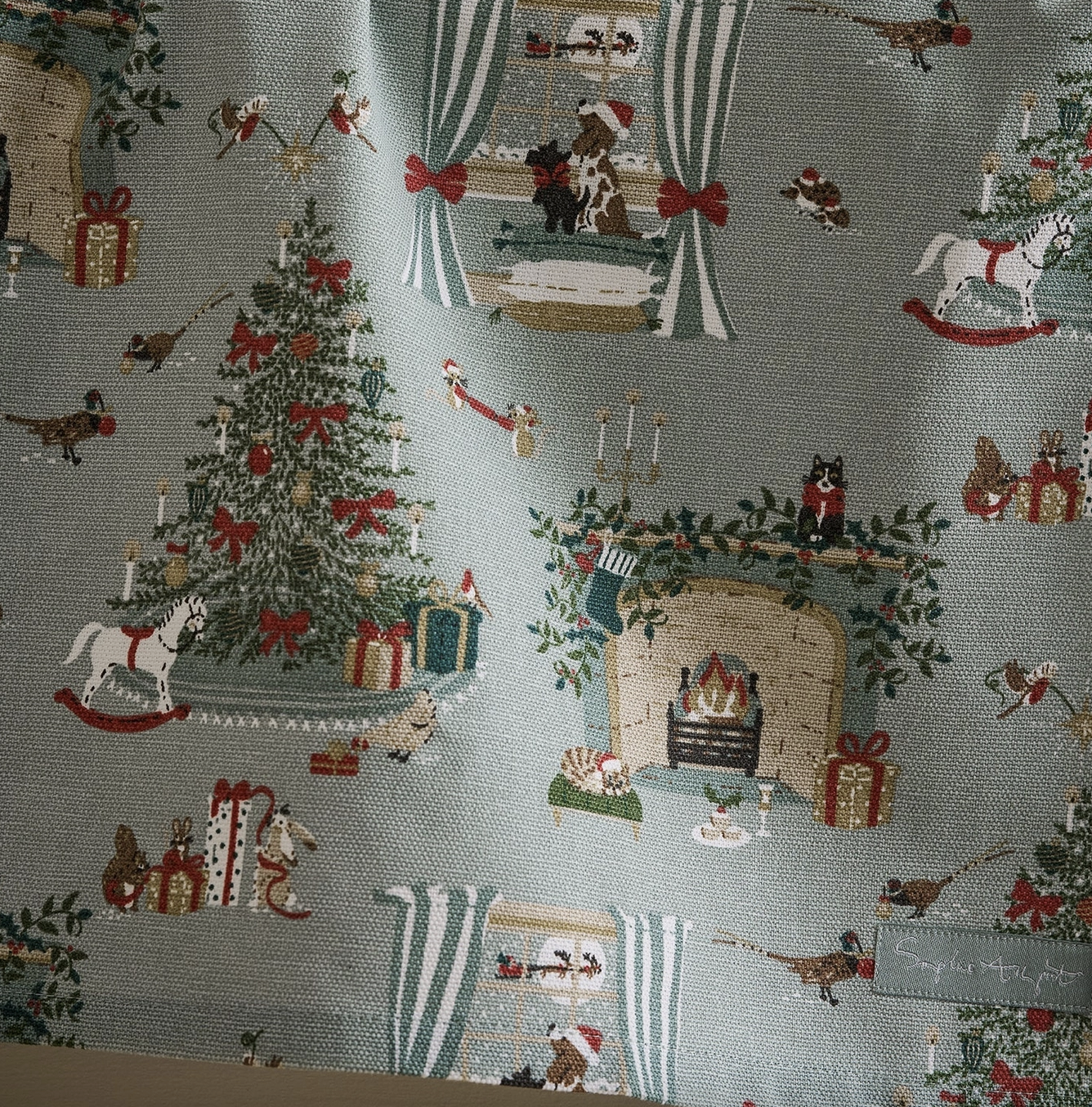 Cosy Christmas Tea Towel