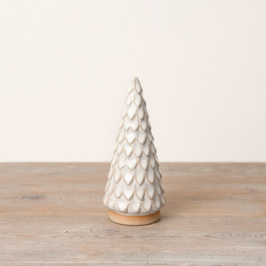 Scalloped Ceramic Christmas Tree