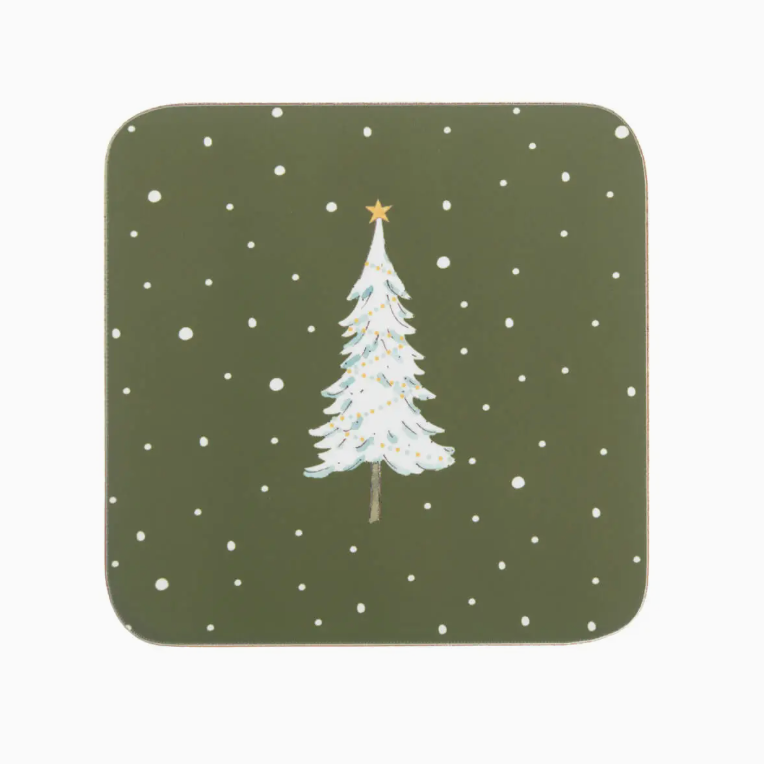 Festive Forest Coasters (Set of 4)