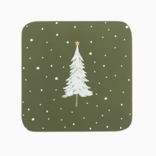 Festive Forest Coasters (Set of 4)