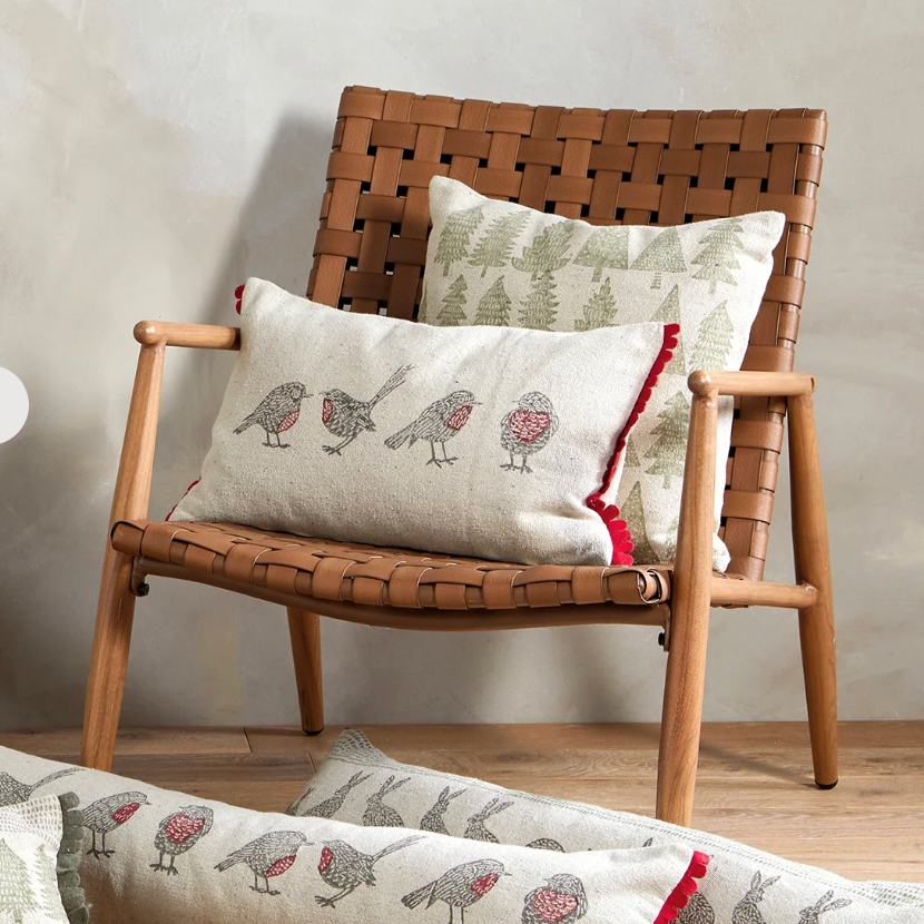 Forest Robin Cushion Cover (cover only)