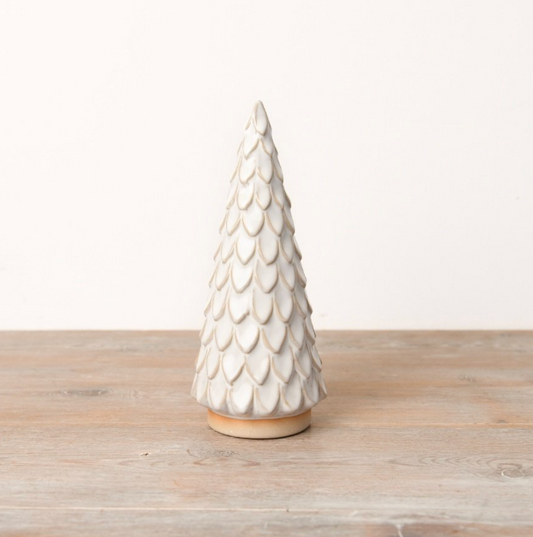 Scalloped Medium Ceramic Christmas Tree (Copy) (Copy)