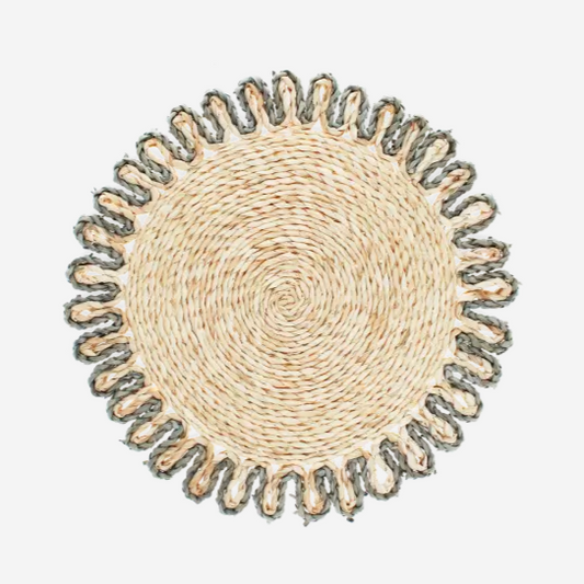 Corn Husk Placemats - Grey